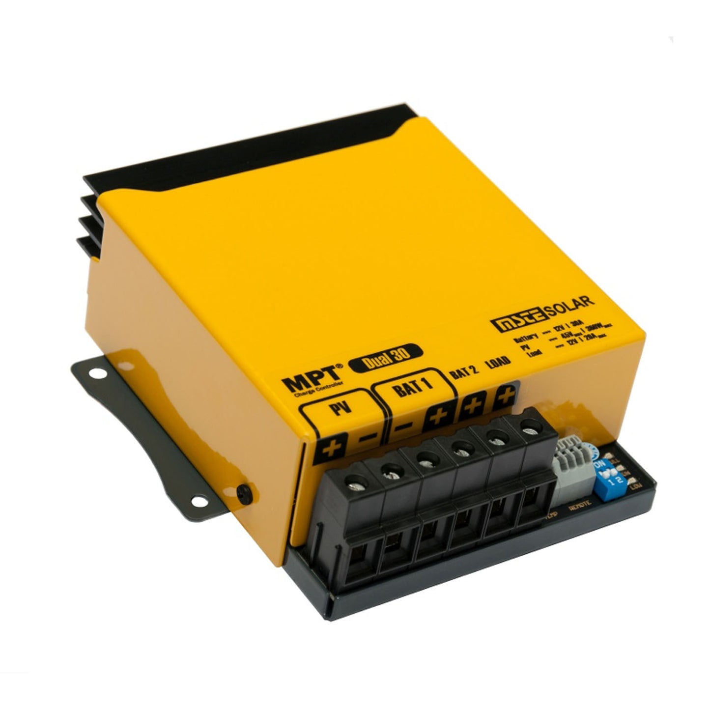 MPT® Dual 30 MPPT Solarladeregler von MSTE SOLAR Produktbild von der Seite